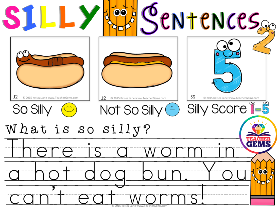 silly-sentences-writing-center-2-teacher-gems