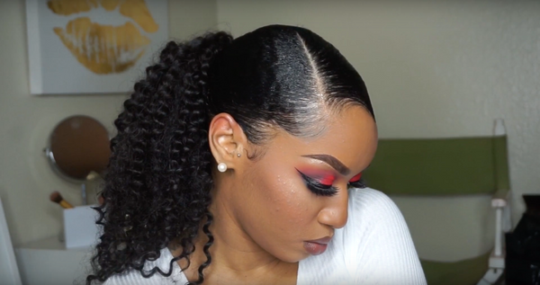  How To: Low Sleek Ponytail On A TWA , Short Natural Hair
