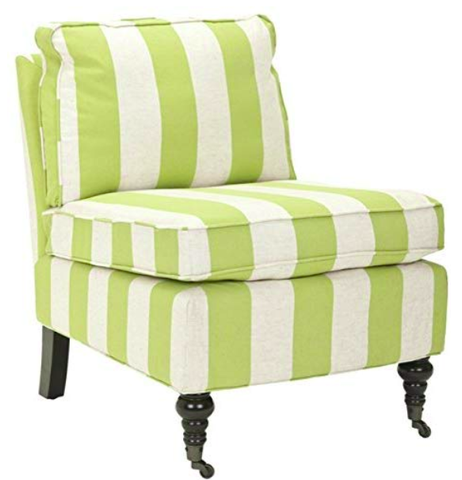 Green and White Chair