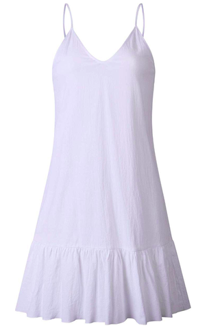 White Sundress Coverup