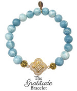 The Teramasu Gratitude Bracelet in Sky Blue Larimar