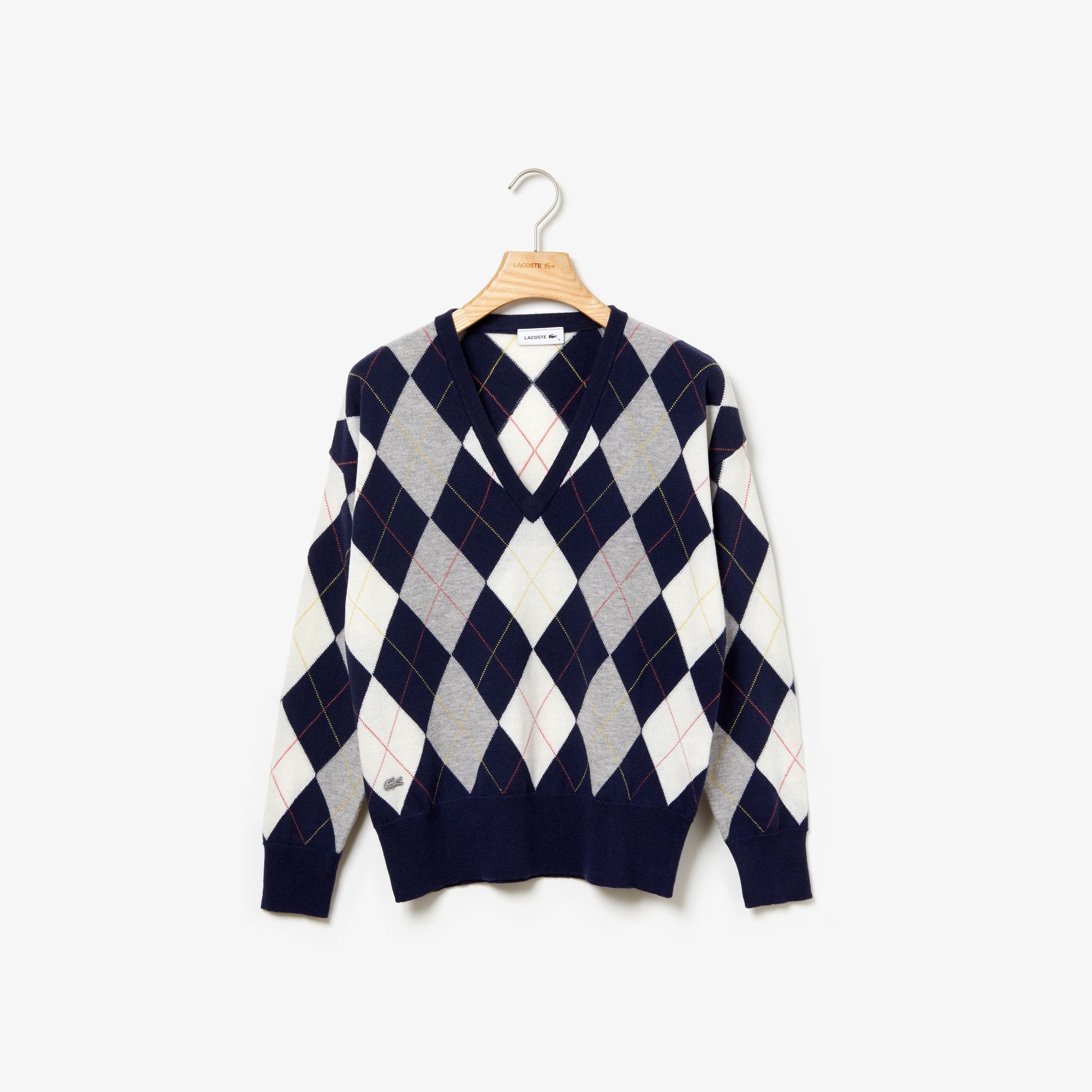 lacoste argyle sweater