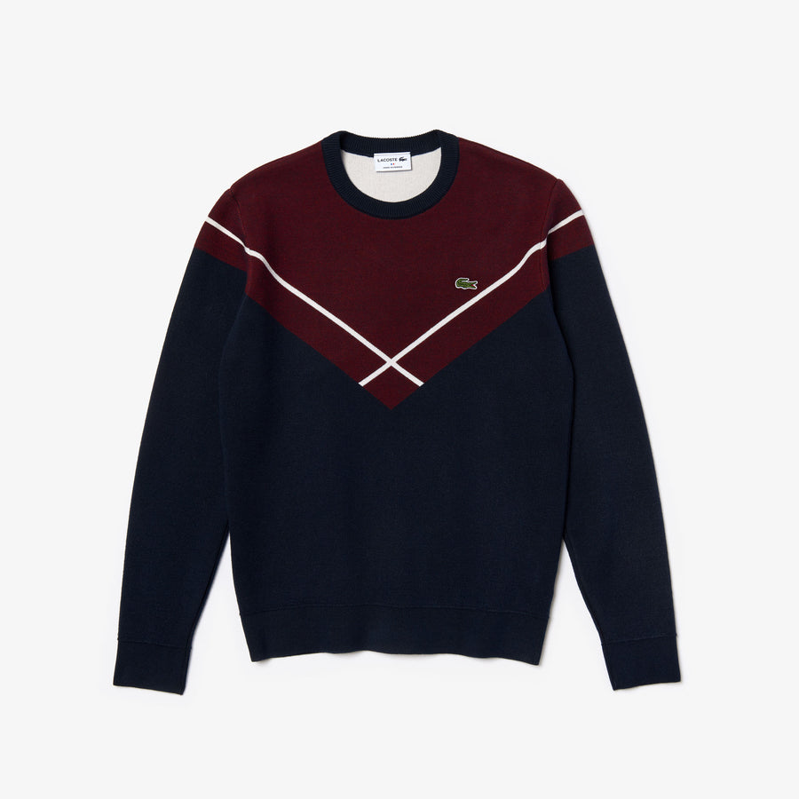 Men's Made In France Crew Neck Jacquard 