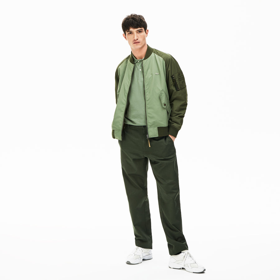 lacoste reversible bomber jacket