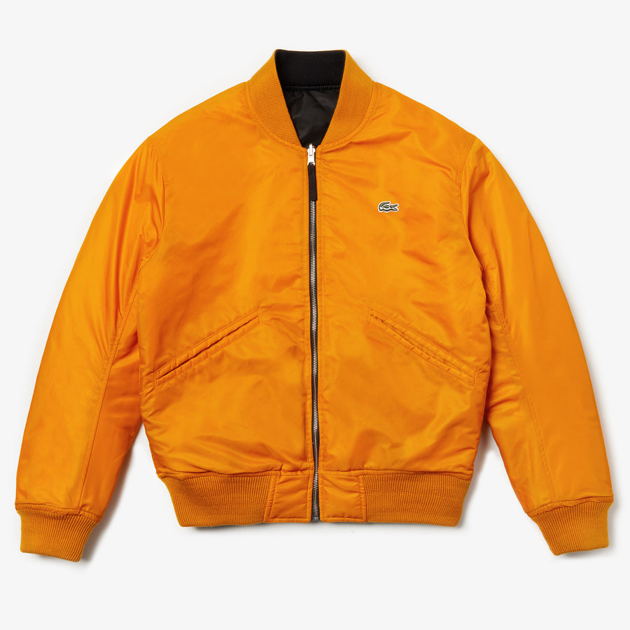 lacoste quilted bomber jacket