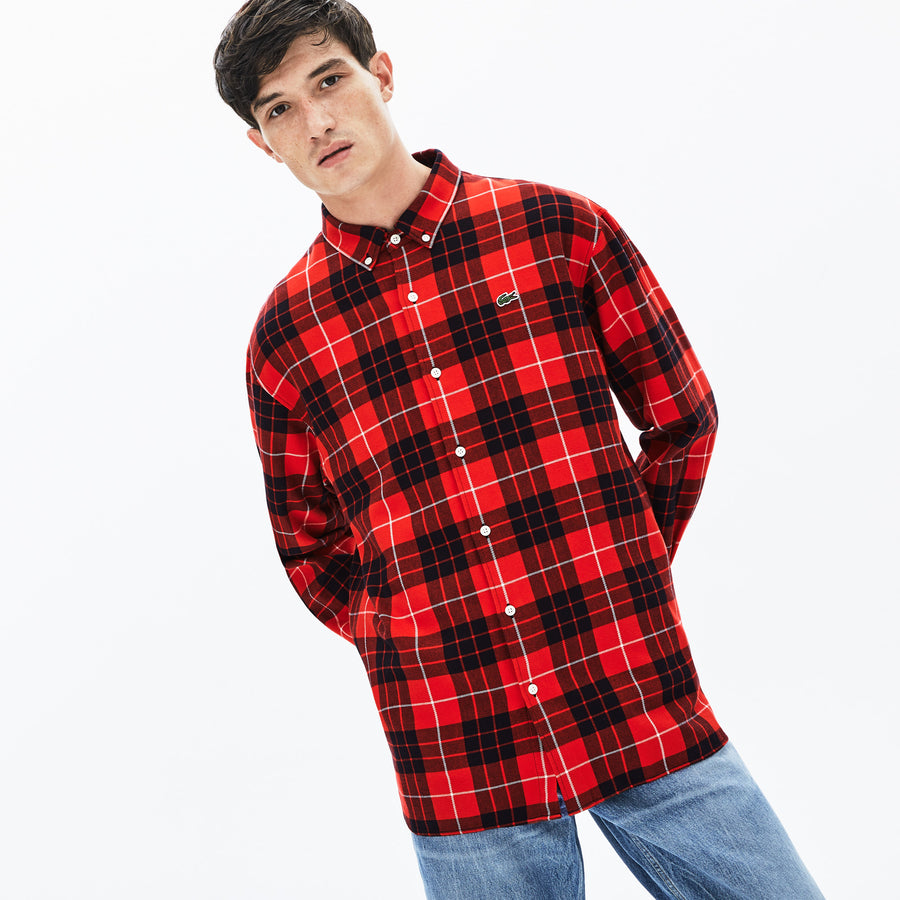 lacoste flannel