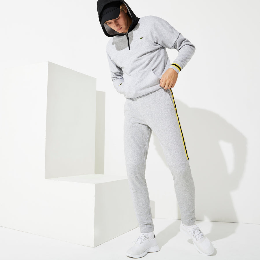 grey lacoste tracksuit