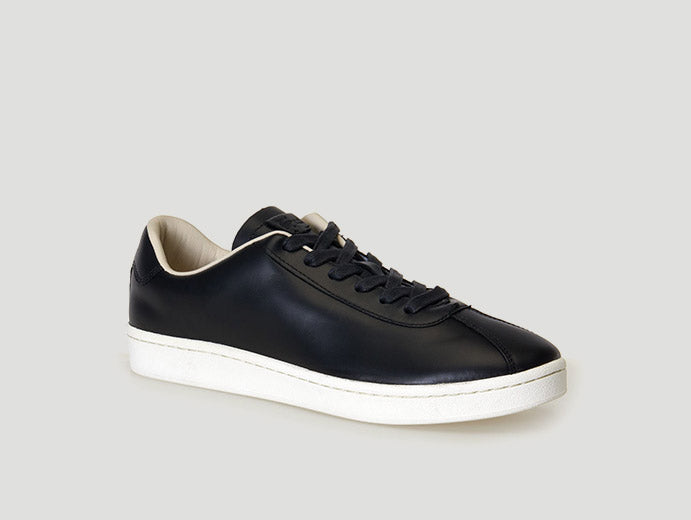 minimal leather sneakers