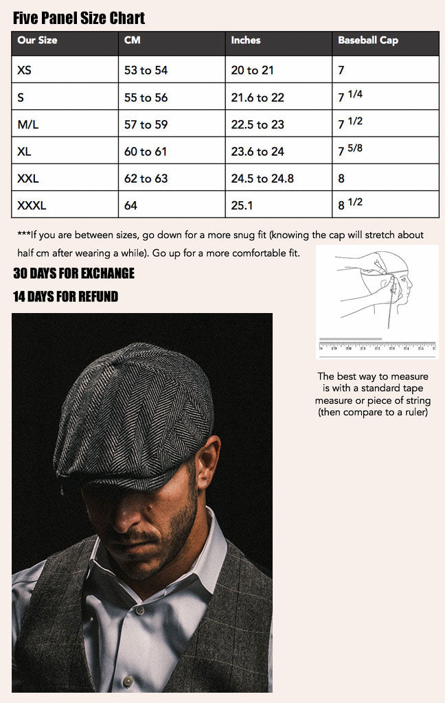 The Peaky Boston Scally Cap - Grey Herringbone