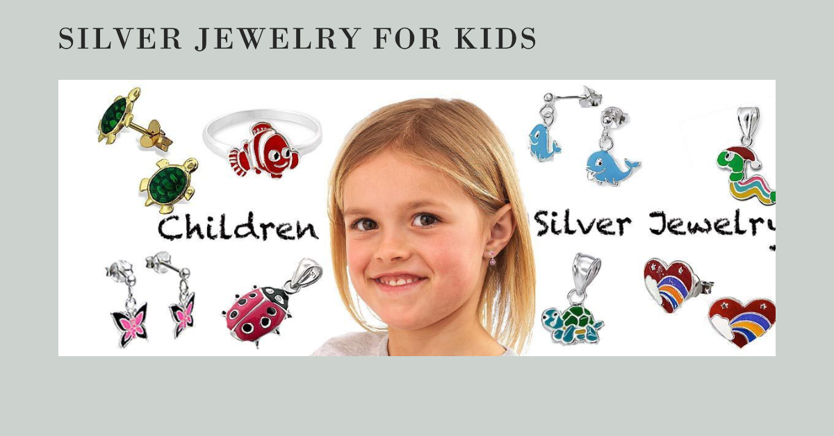 fashion children silver jewelry