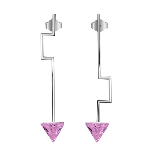 Sterling Silver Minimalist Earrings - Fashion Silver London - Drop Earrings - Earrings - Jewelry