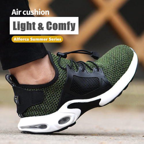 comfy steel toe trainers