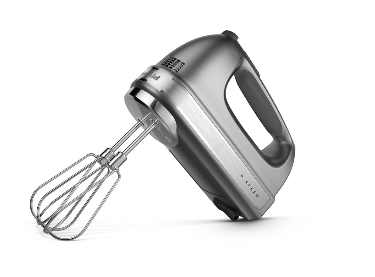 Braun - Black Hand Mixer with Beaters, Dough Hooks and Accessory Bag - –