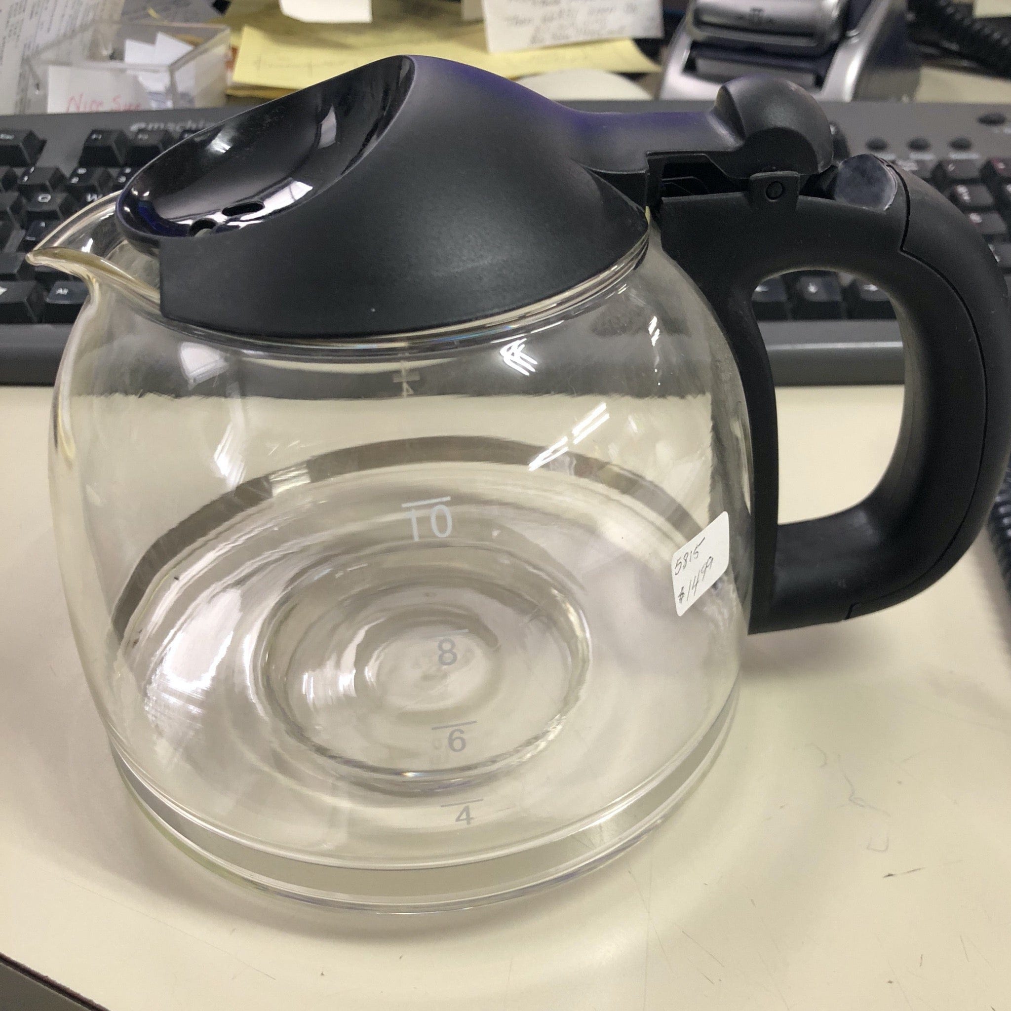 W11358307G by KitchenAid - Glass Carafe with Lid (Fits model KCM1208 and  KCM1209)