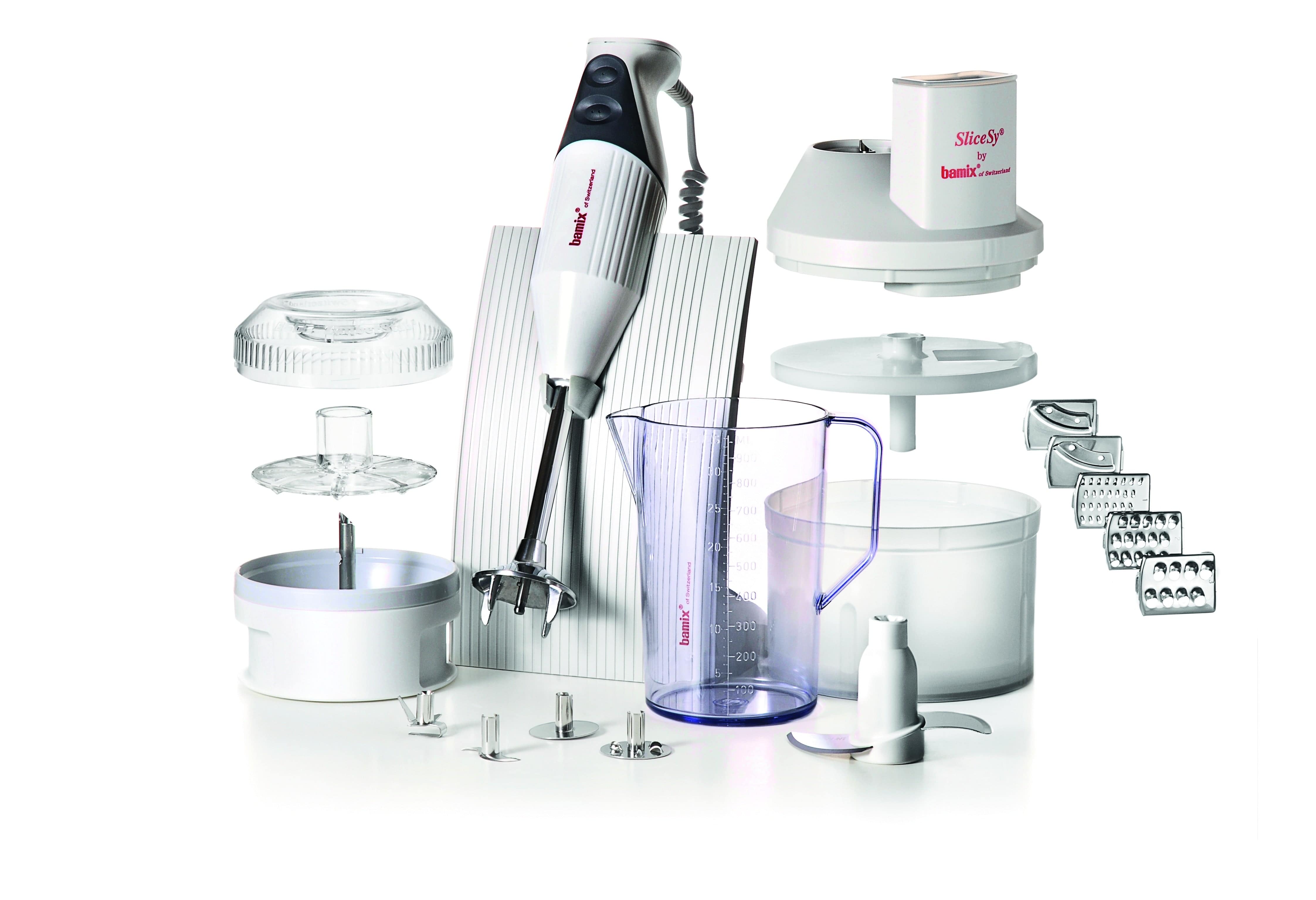 Bamix EO150 Classic Hand Immersion Blender White 3 Blades