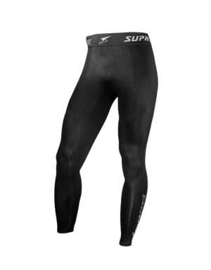 Mens Recovery Compression Tights Leggings, Black Core Support – Supacore