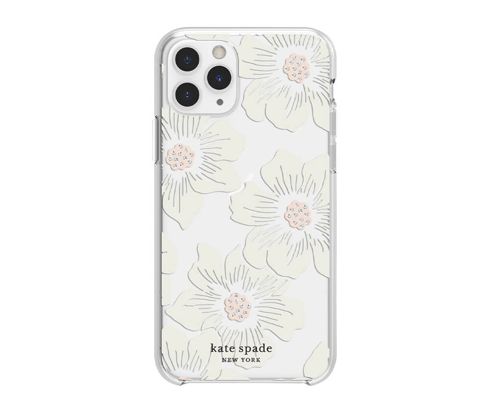 Kate Spade iPhone 13 Pro Protective KSNY Hollyhock Case / Clear