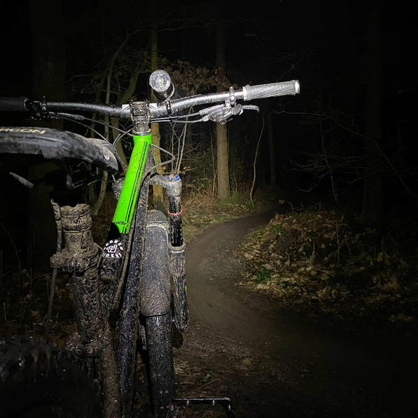 Mountain bike at night