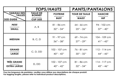 SIZE GUIDE – BLK Sport SA