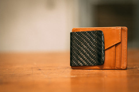 RC Fibers D15 Wallet brown with twill