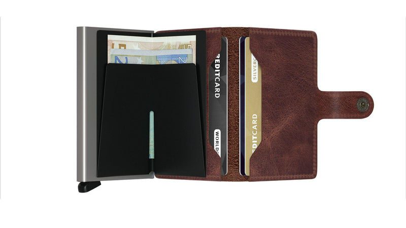 SECRID Miniwallet Vintage Brown - Free UK/EU Delivery - Slim Wallet Junkie