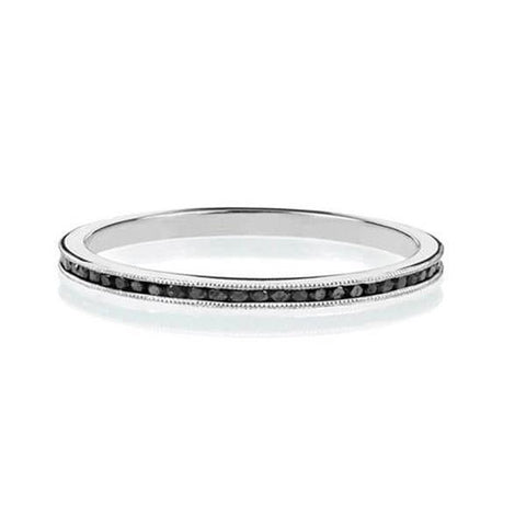 Black Diamond Eternity Wedding Band