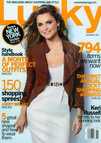 Lucky Magazine Cover - November 2007
