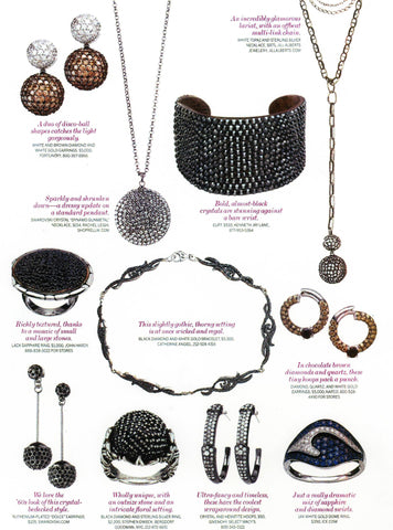 Lucky Magazine - Black Diamond Jewelry - November 2007