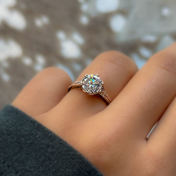 20 Best Rose Gold Engagement Rings on Trend - Elegantweddinginvites.com  Blog | Trending engagement rings, Round diamond wedding rings, Beautiful rose  gold engagement rings