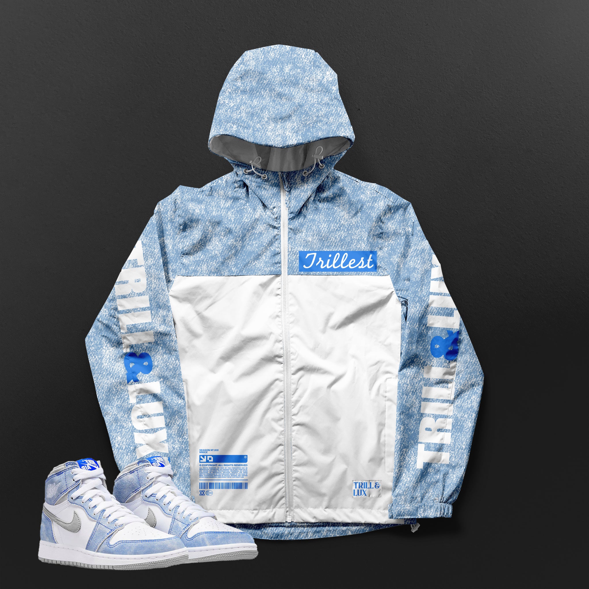 royal blue jordan windbreaker