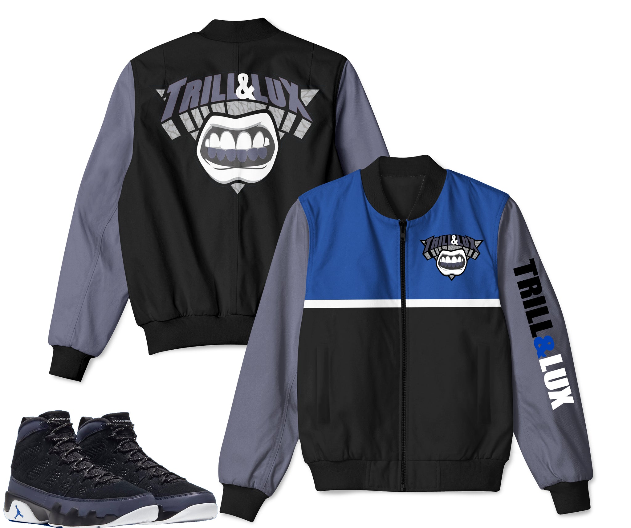 blue jordan jacket