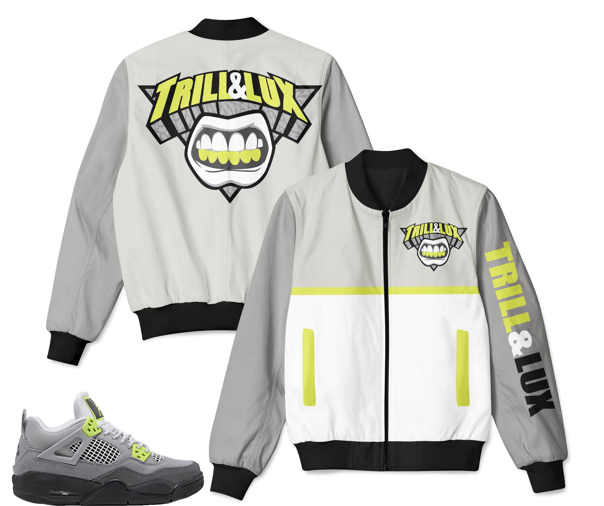 jordan 4 neon jacket