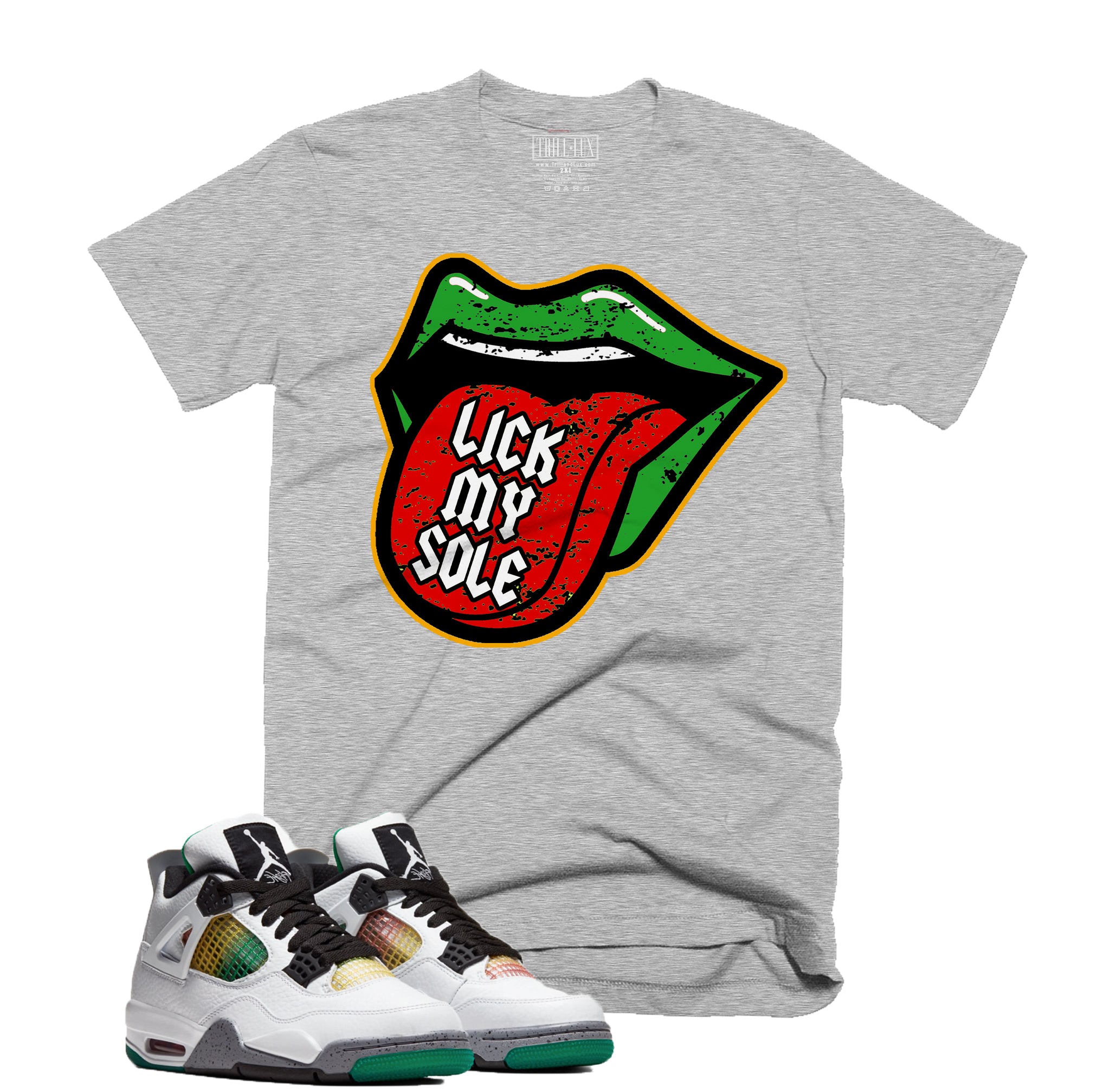lucid green jordan 4 shirt