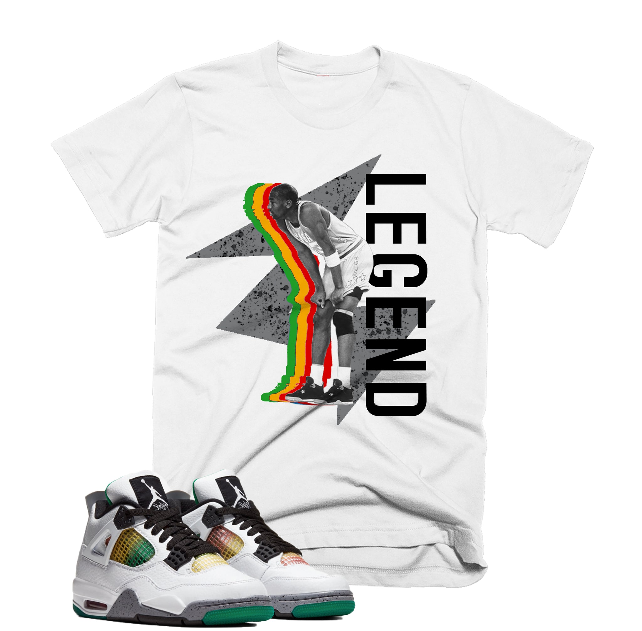 rasta jordan shirt