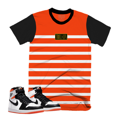 electric orange jordan 1 shirt