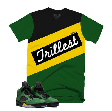 apple green jordan 5 shirt