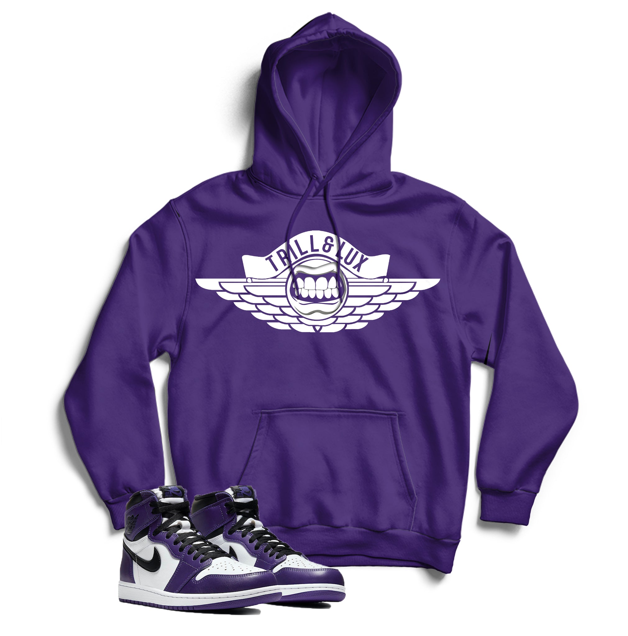 jordan hoodie purple