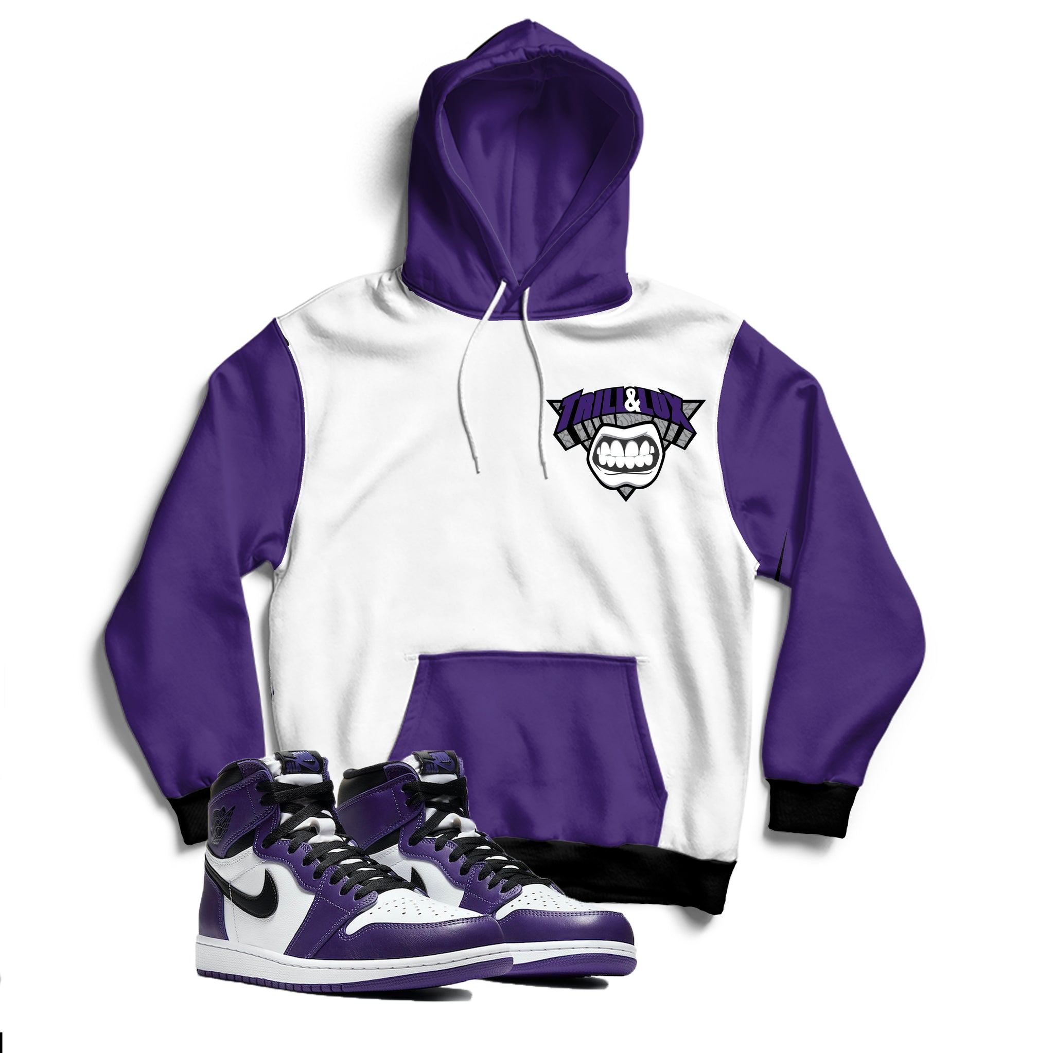 purple jordan sweatshirt