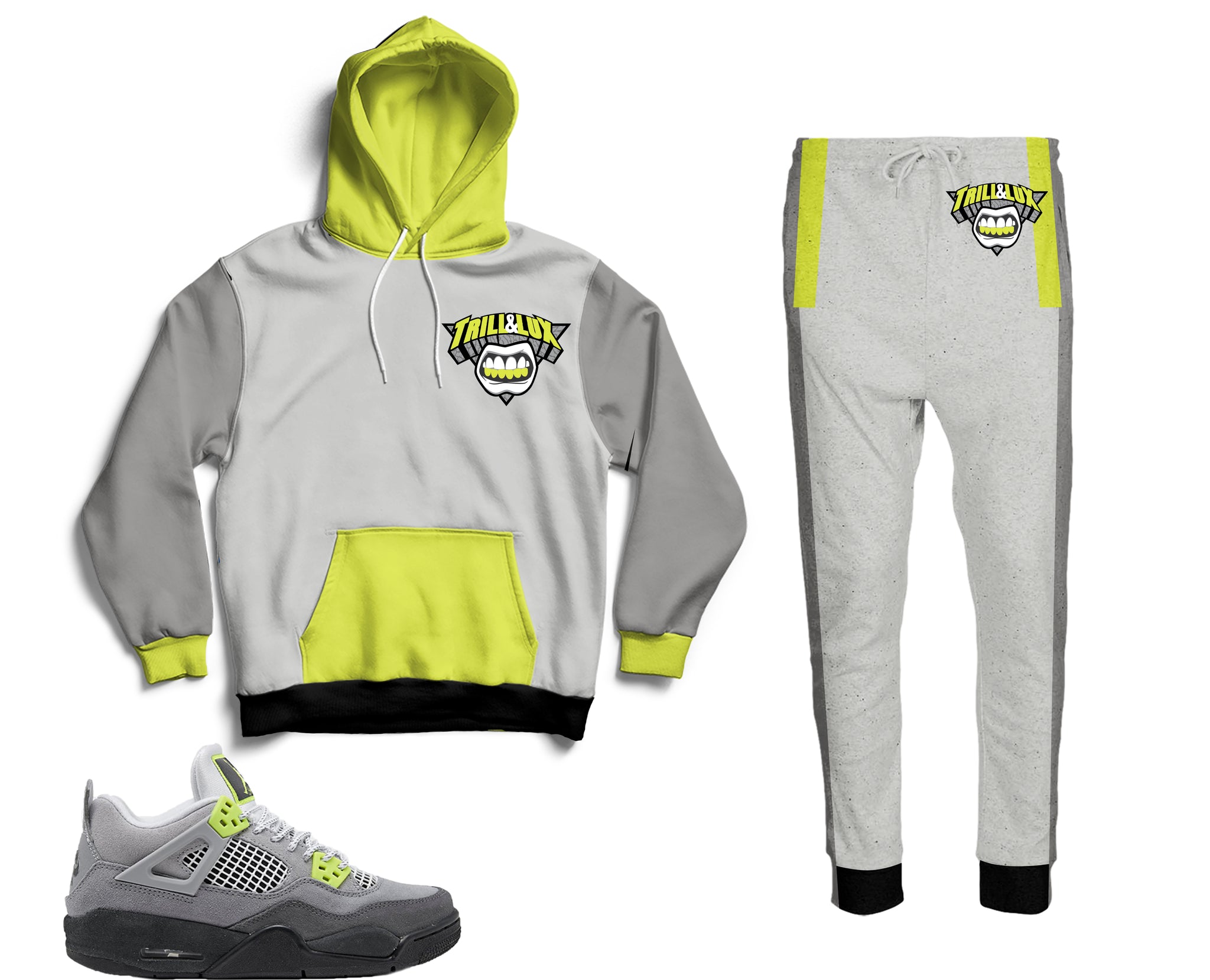 neon green jordan hoodie