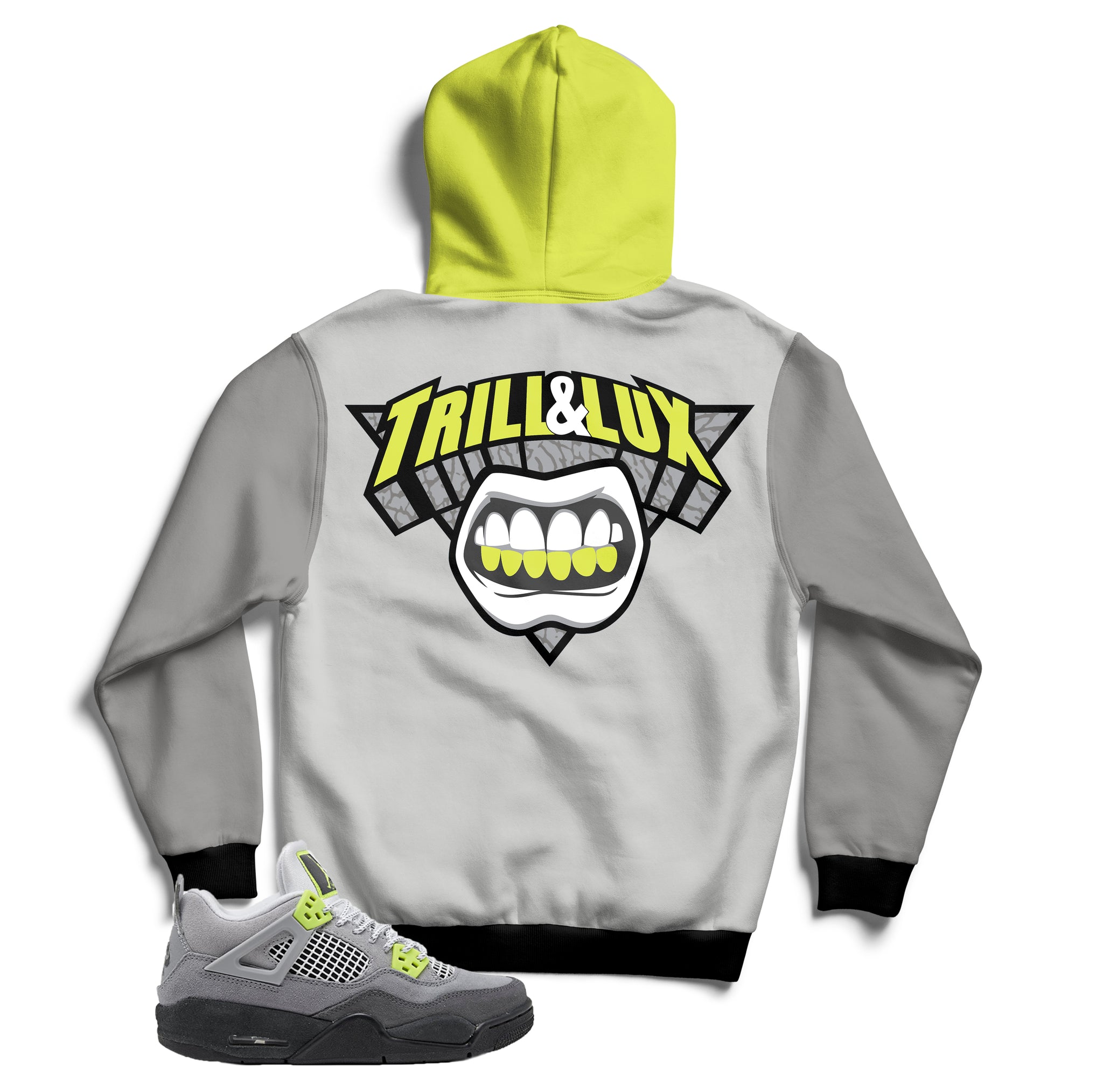 jordan 4 neon hoodie