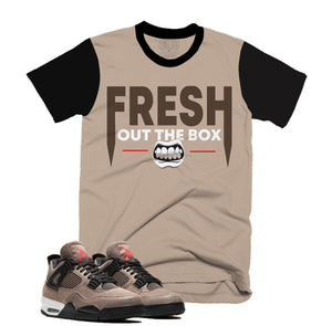 taupe haze graphic tee