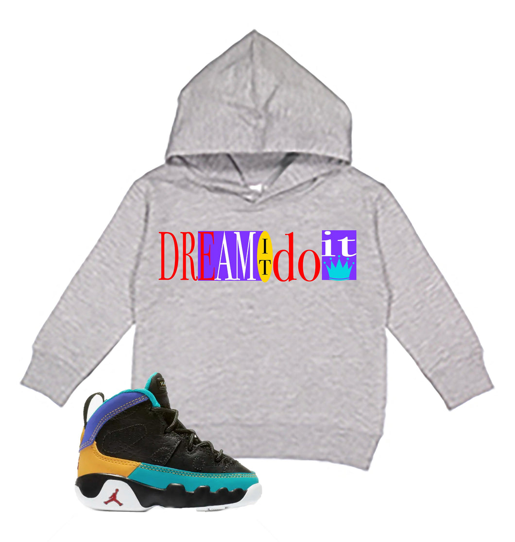 jordan retro 9 toddler dream it do it