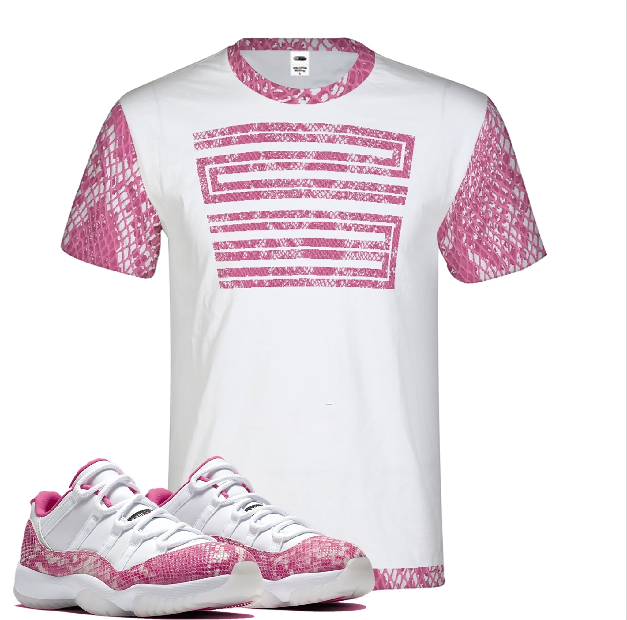 pink jordan 11 shirt