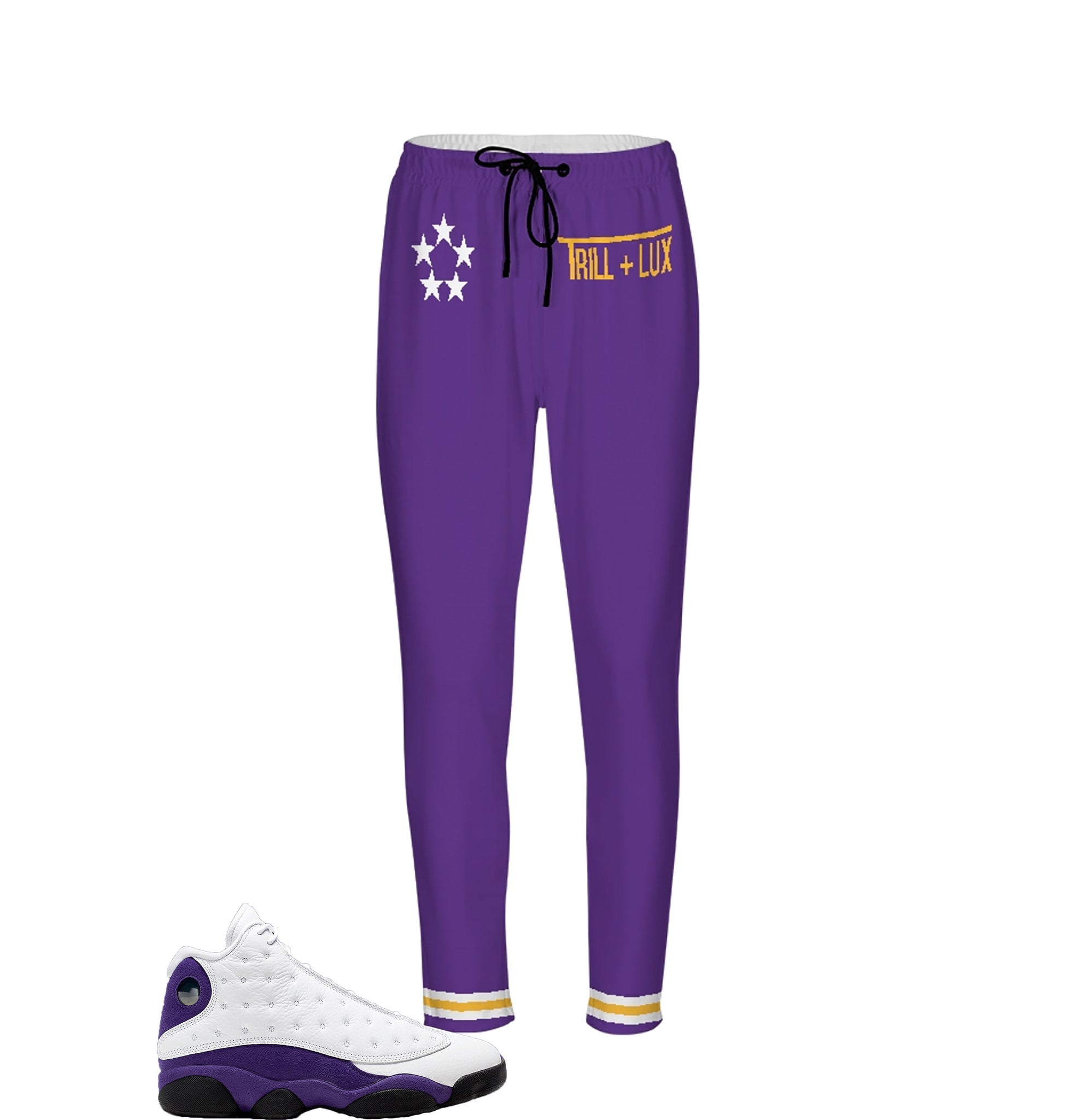 Trill Court Purple Joggers | Jordan 13 