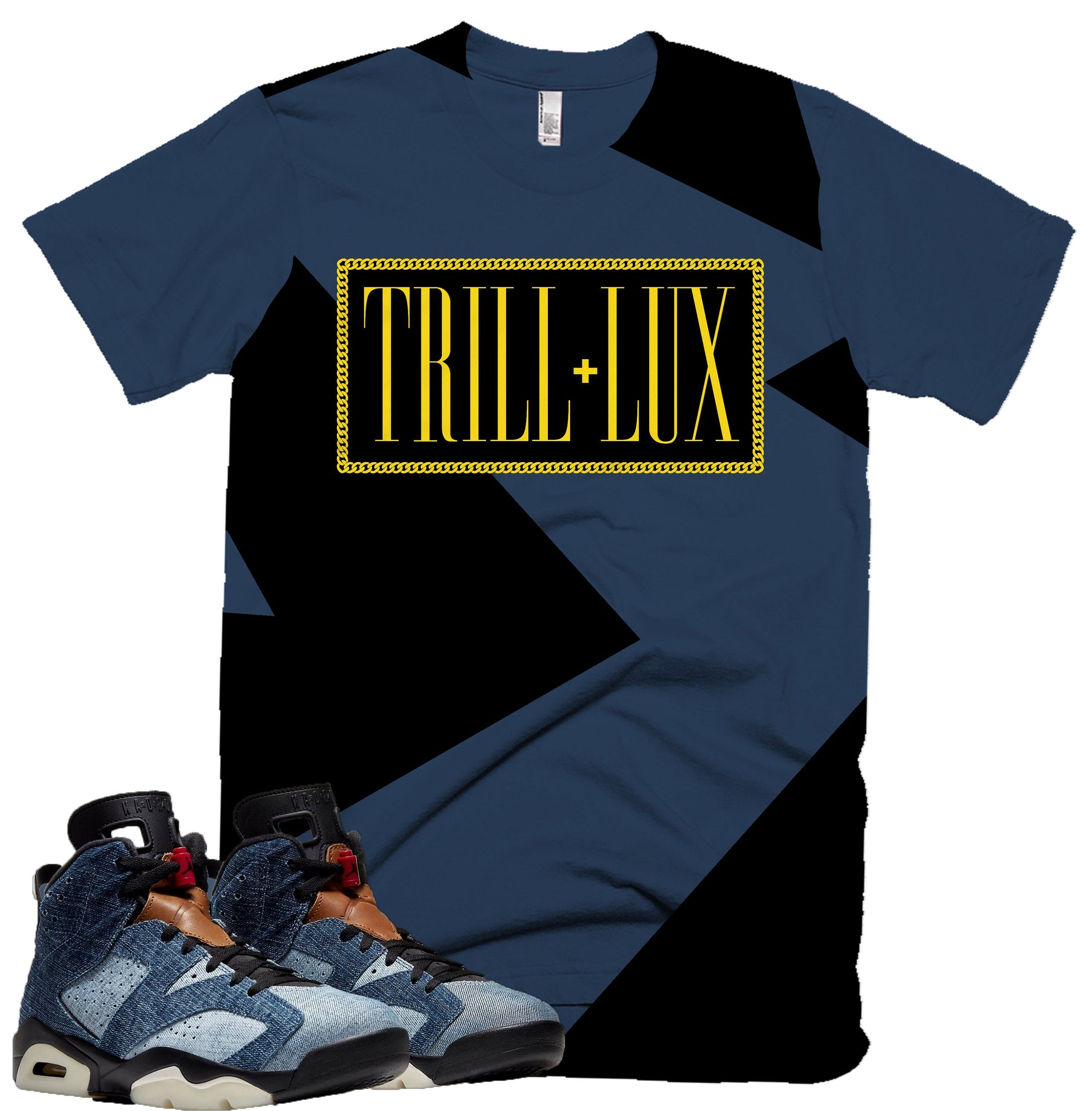 denim jordan 6 shirt