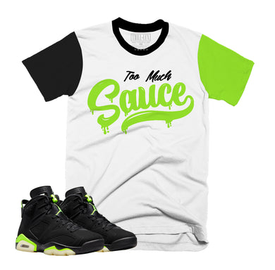 electric green jordan 6 shirts