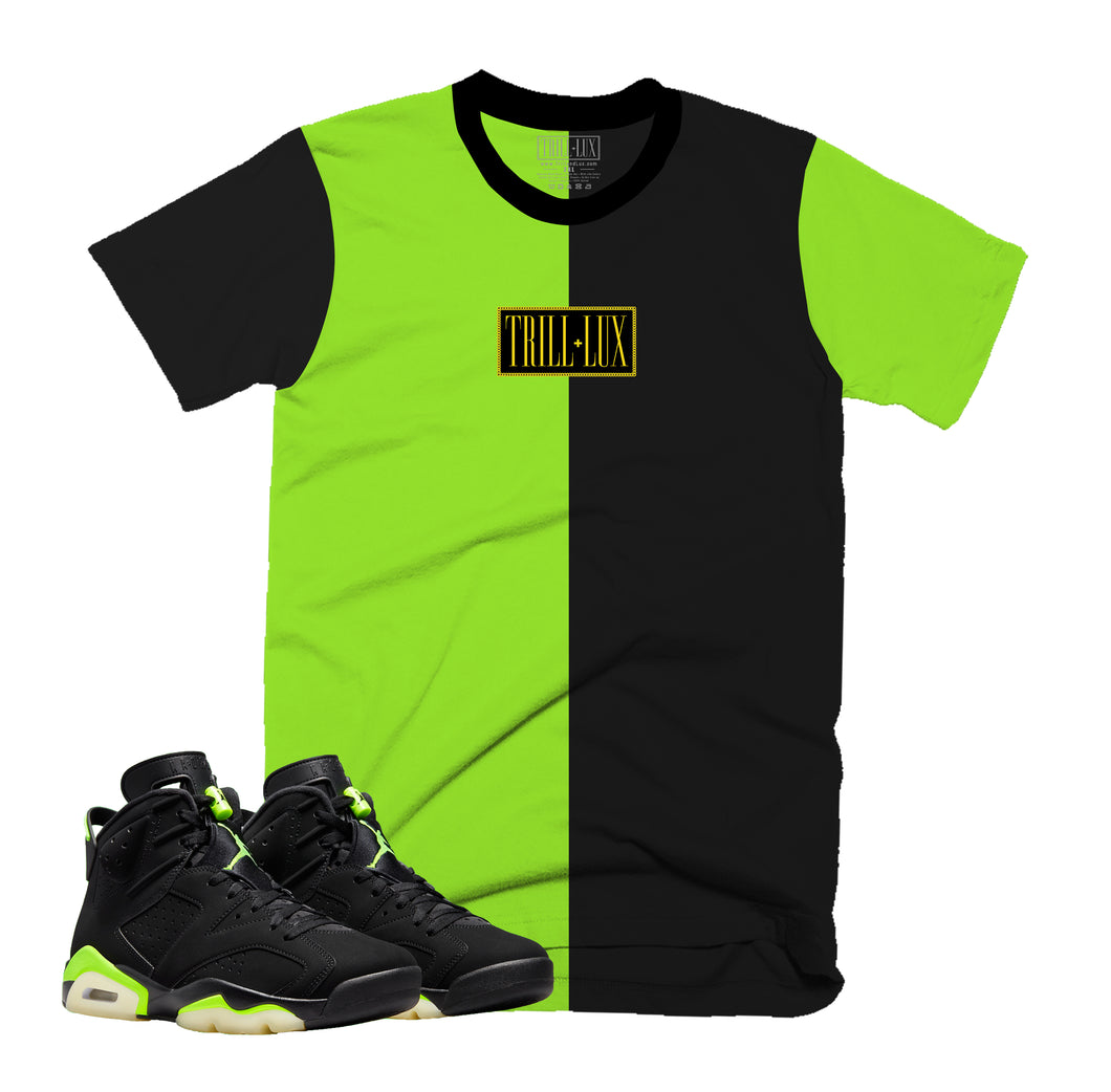 electric green jordan 6 shirts