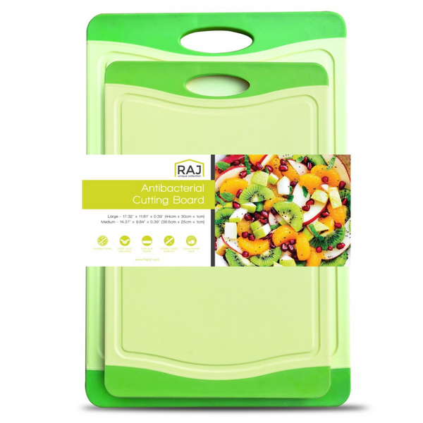 Raj Antibacterial Plastic Cutting Board - Small - Lime Green – Raj Unique  Collection