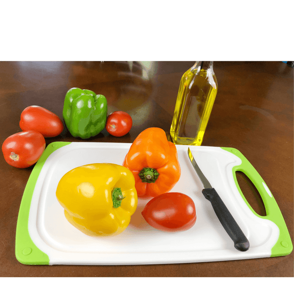 6Pcs/Set Plastic Chopping Block Mat Colorful Kitchen Baby Food Cutting  Board Nonslip Antimicrobial(Color Randomization)