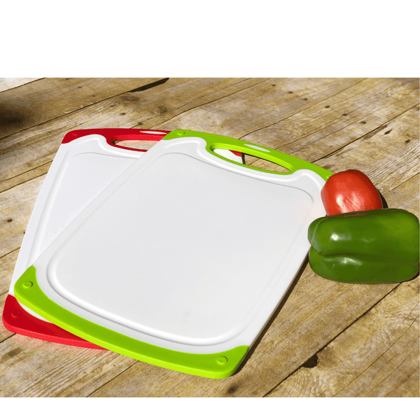 Raj Plastic Cutting Board Reversible Cutting board, Dishwasher Safe,  Chopping Boards, Juice Groove, Large Handle, Non-Slip, BPA Free (Small  (11.42 x